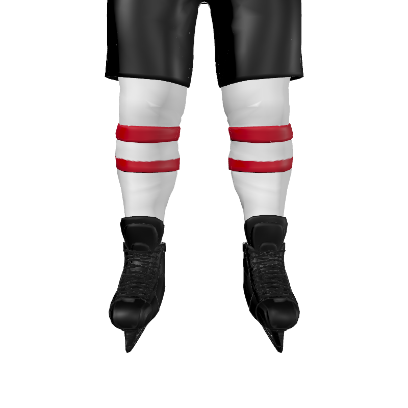 Hockey Chicago Style Sublimated Hockey Socks. (x 1)